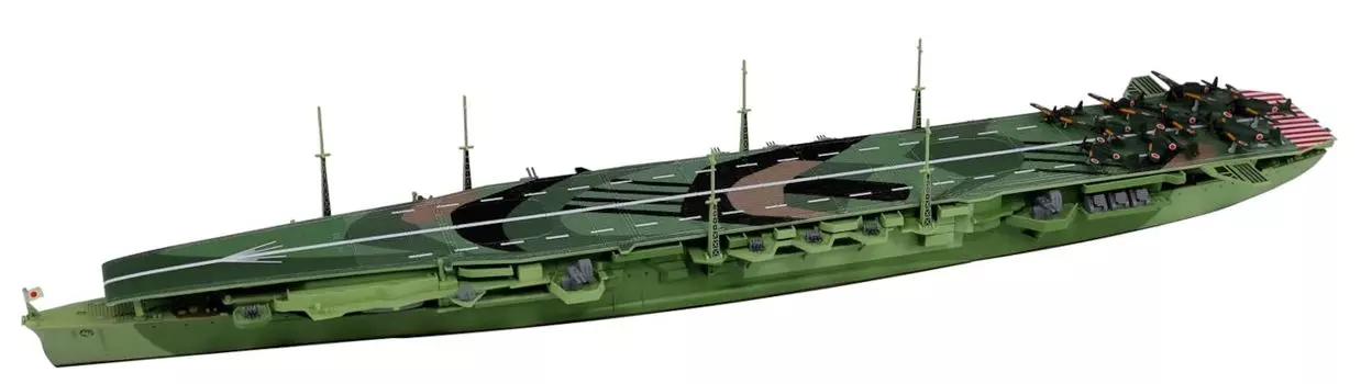 Технические характеристики окрашенной летной палубы японского авианосца ВМС «Читосэ» серии «Pit Road Skywave» из пластика. Модель W255SP 1/700