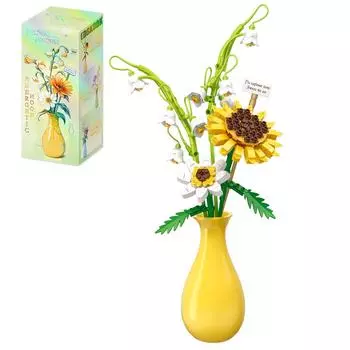 Технические идеи Цветы Букет Строительные блоки Moc Романтичные розы Цветочные кирпичи Домашнее украшение DIY Игрушки для подруги Подарок