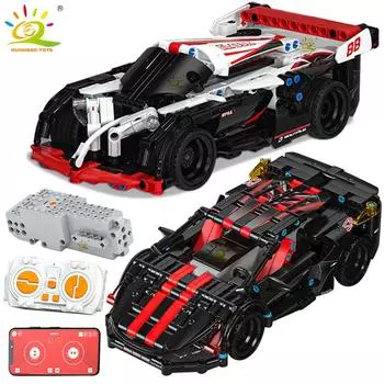 Технические RC супер гоночные модели автомобилей, строительные блоки, автомобильное приложение, дистанционное управление, DIY MOC, автомобильные кирпичи, детские игрушки