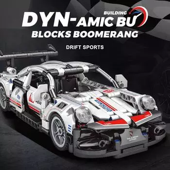 Технические супер гоночные модели автомобилей, строительные блоки, автомобильные блоки, DIY MOC, автомобильные кирпичи, детские строительные игрушки