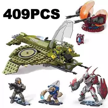 Технический Construx The Infinity Aura Airship Building Block War Mech Robots Weapon Model Bricks Toys For Kids Adult Gift