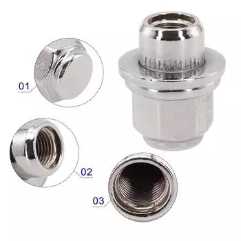 Техническое обслуживание автомобиля Колесная гайка Замена колесной гайки Высококачественные материалы Номер OEM: 40224JK00A Прямая замена CHINA