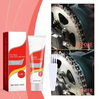 Техническое обслуживание автомобиля Смазочный гель Шарнир Слайд Люк Направляющая Смазка Техническое обслуживание Противозаклинивающий Ненормальный Шум One Size белый