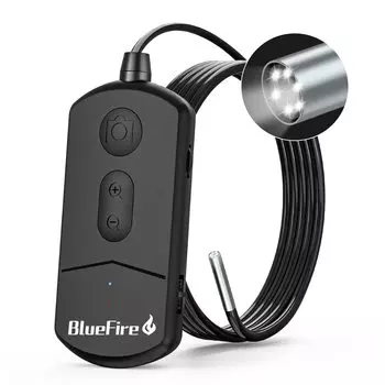 Техническое соответствие объектива Беспроводная эндоскопическая камера BuleFire Fiberscope HD1080P 6 светодиодов высокой яркости Совместимость с WiFi-соединением 2200 мАч
