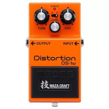 Техника искажения WAZA CRAFT DS1W Сделано в Японии Boss Distortion BOSS/DS-1W