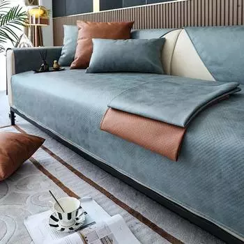 Технологический тканевый чехол для дивана с защитой от царапин, домашних животных, собак, детский коврик для дивана для гостиной, нескользящий диван, полотенце, украшение для домашнего дивана 70x70