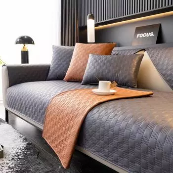 Технологический тканевый водонепроницаемый чехол для дивана, противоскользящий универсальный универсальный диван-полотенце на четыре сезона, скандинавский домашний декор для гостиной, дивана, подушки 70x70