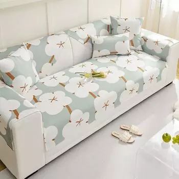 Технология Cool Ice Silk Диванная подушка Лето Лето Спальный коврик Нескользящая подушка Чехол на диван Моющаяся подушка 70*70cm