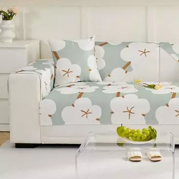 Технология Cool Ice Silk Подушка для дивана Летний летний коврик Нескользящая подушка Чехол для дивана Моющаяся подушка 70*70cm