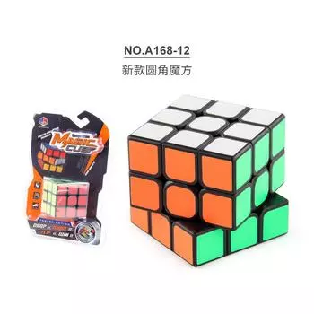 Технология Игрушка Кубик Рубика 5,7 см Кубик Рубика третьего порядка Линейка Рубика Пружина, Закругленные углы, Плавное вращение, Кубик Рубика прямого порядка