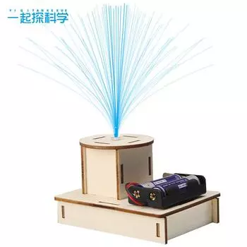 Технология Малое производство Изобретение Ученики начальной школы Наука Эксперимент Стебель Ручная работа Материал Упаковка Цветная волоконно-оптическая лампа синий