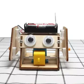 Технология Малое производство Небольшое изобретение Электрический треугольный робот Самодельные ученики начальной школы Упаковка материалов своими руками