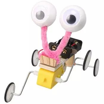 Технология Мелкое производство Ручная работа DIY Электрический гусеничный транспорт Начальная школа Ученик Образовательная Наука Обучение STEM Игрушки Собранный Материал Сумка белый