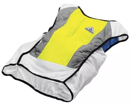 Технология охлаждающей одежды HyperKewl официально принята в армии Cool Vest Ultra Sports Vest Lime Silver L Импортировано из США. (LS) [Обычный продукт]