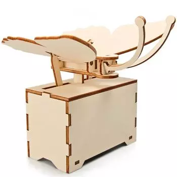 Технология ручной бабочки, маленькое изготовление детских научных экспериментов, обучающие игрушки для учеников начальной школы, сумка из материала «сделай сам» древесина