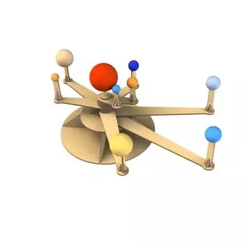 Технология «сделай сам» Малое производство Солнечная система Девятка Модель шара Детская игрушка собранная вручную Материал Упаковка G70