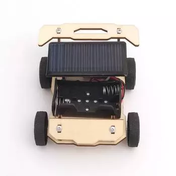 Технология солнечных электромобилей Научный эксперимент по обучению ручной работы 12 лет + one size бежевый