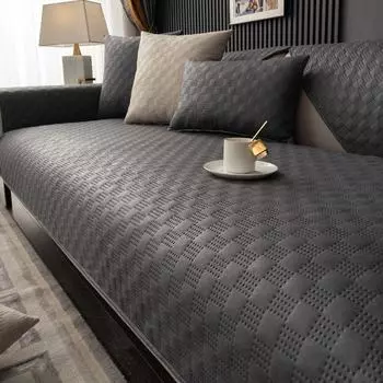 Технология Ткань Чехол для дивана Кожа Анти-царапающий коврик для кошек домашних животных собак детей для гостиной Нескользящие диваны Полотенце Диван Домашний Декор 70x70