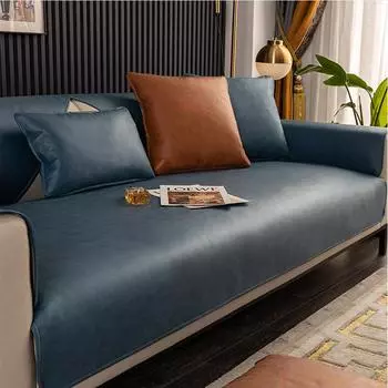 Технология ткани водонепроницаемый угловой чехол для дивана для гостиной L-образный Нескользящий пылезащитный чехол для дивана эластичная тонкая тканевая подушка 30x50cm pillowcase темно-серого