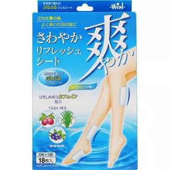 Teikoku Pharmaceutical Teikoku Pharmacare Освежающие листы 18 листов x 3 (6 сумок) белый