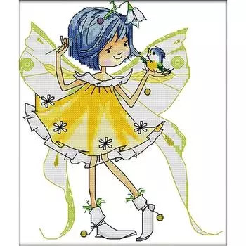 Teilweise besticktes ko-Baumwollgarn 14-Karat-gedrucktes Engel-Kreuzstich-Set S C852