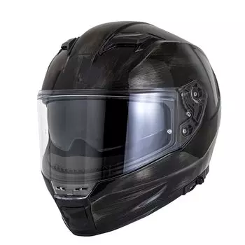 TEITO FF922 Hairline Scratch Black мотоциклетный шлем с полным лицом и внутренним козырьком SG Standard PSC совместим со всеми объемами, размер XL