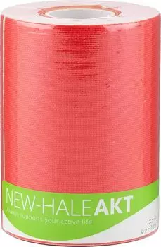 Тейп-лента рулонного типа для поддержки мышц локтя, колена, цвета AKT, красный x 761559, новый-HALE (10см 5м) красный