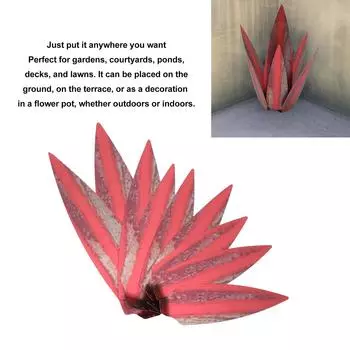 Текила Сельская Скульптура Железный Водонепроницаемый Текила Украшения Домашнего Украшения Сад Двор Искусство Статуя Розовый