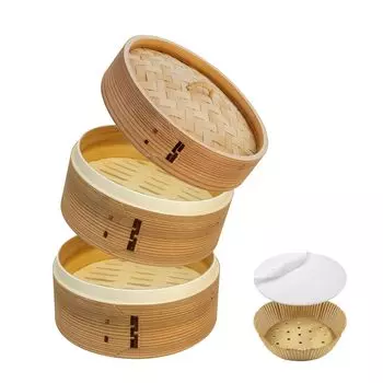 Tekisui Seisakusho Cedar Набор из 2 основных блоков и 1 парового коммерческого отпаривателя Включает 30 листов бумаги специально для отпаривателя, листы для плоских поверхностей жёлтый