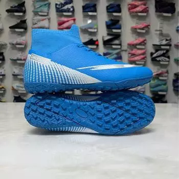 Текущие кроссовки мужские высокие студенческие длинные ногти сломанные ногти травяные игровые тренировочные туфли 35