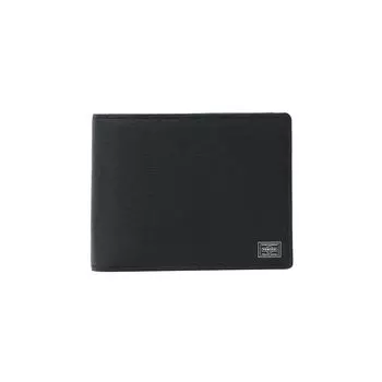 ТЕКУЩИЙ кошелек Кошелек Кошелек Кожаный тисненый [Porter] (Черный/BLK)