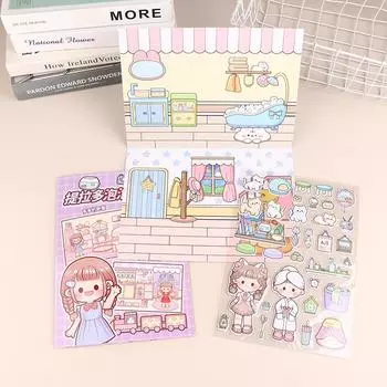 Telado Scene Collage Sticker Set Duoduo Sauce Home Diy Cartoon Manual Sticker Manual Decorative