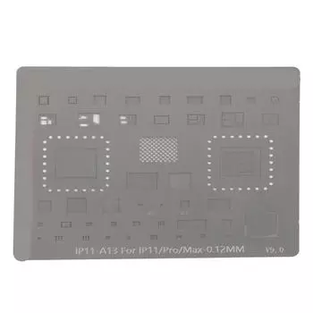 Телефон CPU BGA Reballing трафарет Reball Rework Шаблон экрана для iPhone 11 Pro Max