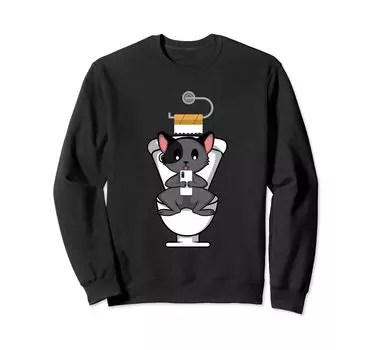 Телефон для кошачьего туалета Любители и владельцы кошек Тренеры чёрный