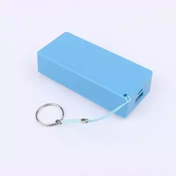 Телефон Mp3 Электронная зарядка Diy Box 18650 Power Bank зарядное устройство чехол 5V 1A портативный USB Power Bank комплект для хранения синий
