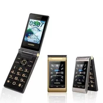 Телефон-раскладушка G10-1, 2,8 дюйма, однокнопочный вызов SOS, 1800 мАч, FM, Bluetooth, большая клавиатура, большой голосовой телефон с кнопками 4G золотой