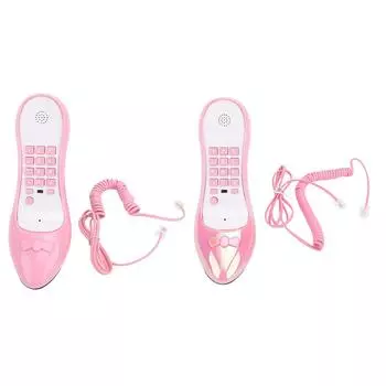 Телефон-туфля на высоком каблуке, специальная форма, шнурок с местом для хранения номера, АБС-пластик, домашний декор Roseate