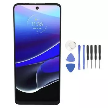 Телефон ЖК-экран 6,8 дюймов телефон сенсорный дигитайзер дисплей в сборе с отпечатком пальца портрет