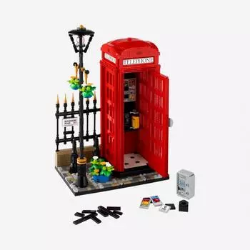 Телефонная будка «Красный Лондон» LEGO