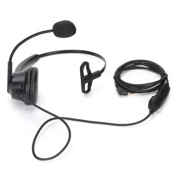 Телефонная гарнитура 2,5 мм, деловая гарнитура с шумоподавляющим микрофоном и элементами управления звуком