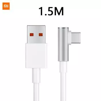 Телефонный кабель XIAOMI Extra Long 6A 1,5 мл Type-C для игр 1.5M