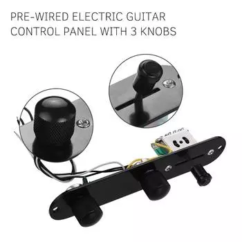 Телегитара Телекастер Панель управления и регулировочная рукоятка для серебряный