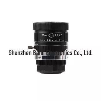 Телеобъектив HD с креплением C-Mount 25 мм — высококачественный промышленный класс. 25mm Telephoto Lens for Pi