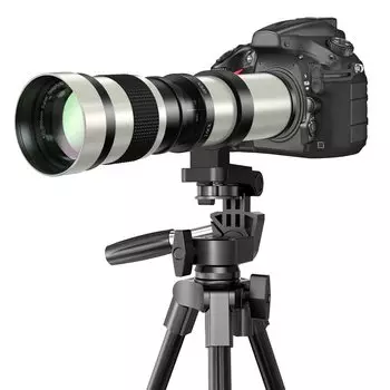Телеобъектив Lightdow с переменным фокусным расстоянием для Canon Объектив для Canon EOS Kiss X10i X9i X9 X8i X7i X6i X5 X4 X3 X2 X90 420-800 мм f/8.3-16 EF/EF-S X10/250D