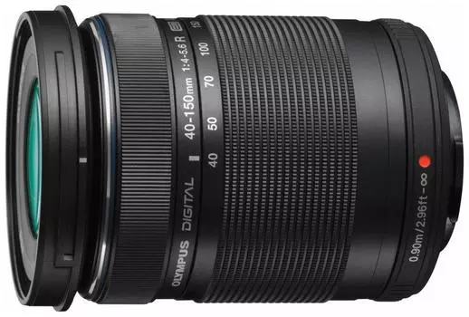 Телеобъектив OLYMPUS с переменным фокусным расстоянием DIGITAL ED R черный M.ZUIKO 40-150 мм F4.0-5.6
