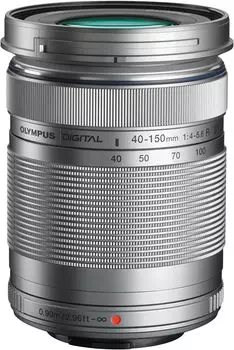 Телеобъектив OLYMPUS с переменным фокусным расстоянием DIGITAL ED R Silver M.ZUIKO 40-150 мм F4.0-5.6