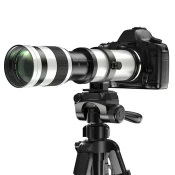 Телеобъектив с зумом Lightdow, совместимый с Canon EOS Kiss X10i X9i X9 X8i X7i X6i X5 X4 X3 X2 X90 X70 Kiss Digital Digital Kiss EOS 80D