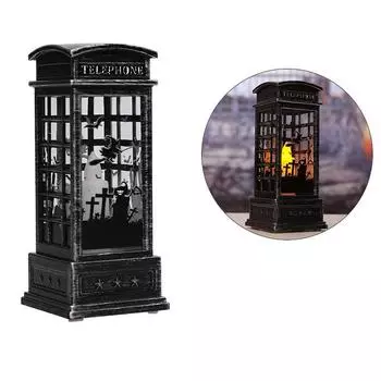 Telephone Halloween Luminous Booth Electronic Candle Light Pumpkin Witch Decor Witch