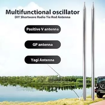 Telescopic Antenna 5.6M 18.4FT GP For Ham Radio For Yagi Antenna Shortwave Antenna Stainless Steel Telescopic Antenna CHINA