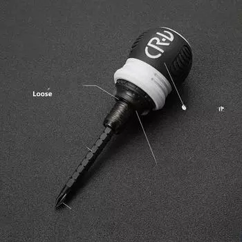 Telescopic Magnetic Ratchet Screwdriver Set - Flat & Phillips for Household Repair